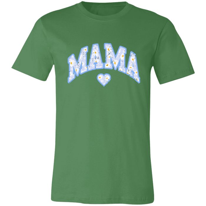 Mama Floral Daisy T-Shirt (Blue)