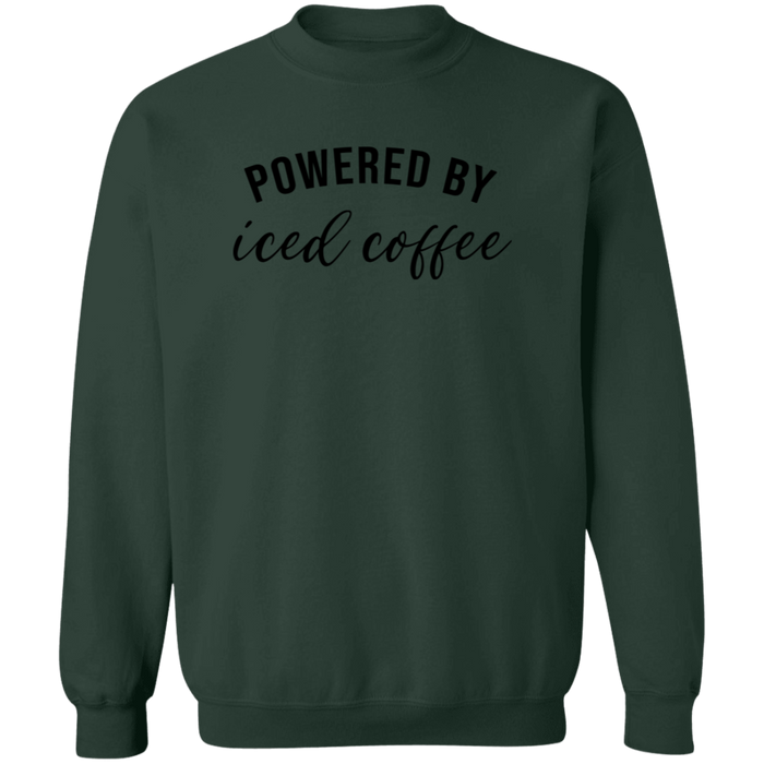 Powered by Iced Coffee Sweatshirt