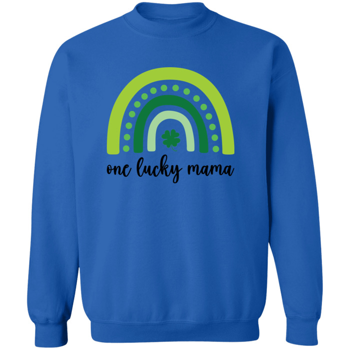 One Lucky Mama Crewneck Sweatshirt