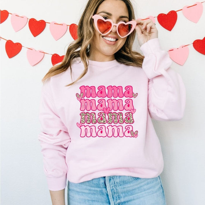 Mama 4x Valentine's Day Sweatshirt